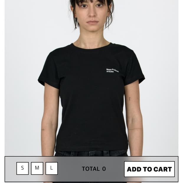 PLASTICPRODUCT MPa T-SHIRT WOMEN (BLACK)
