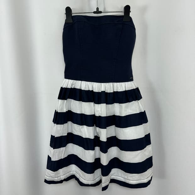   힐피거데님 여자 스트라이프 미니 탑원피스 S 때