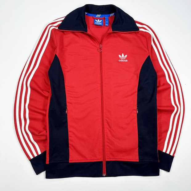 아디다스 구형 유로파 져지 레드 네이비 2XL