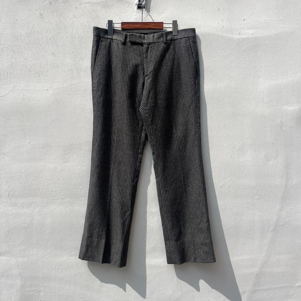 United Arrows 스트라이프 슬랙스 