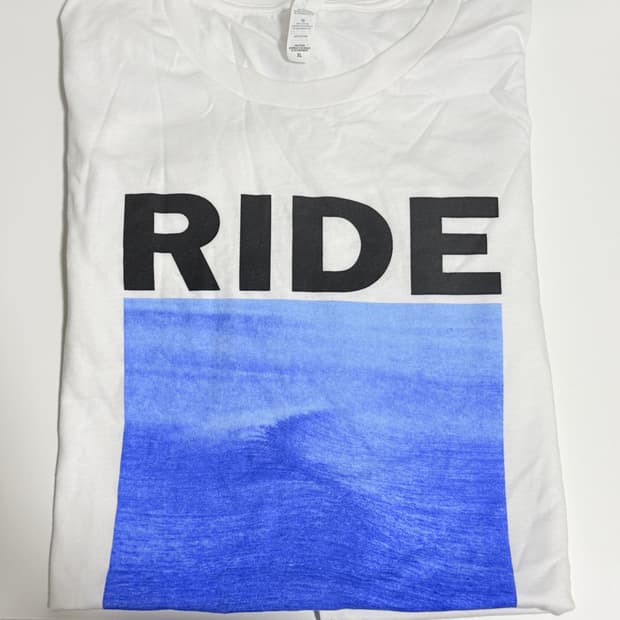 라이드 RIDE Nowhere 공식 머천다이즈 티셔츠 롱슬리브 XL