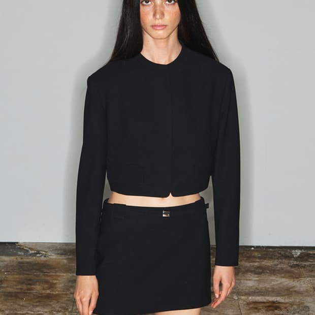 OPENYY(더오픈프로덕트) 크롭자켓 블랙