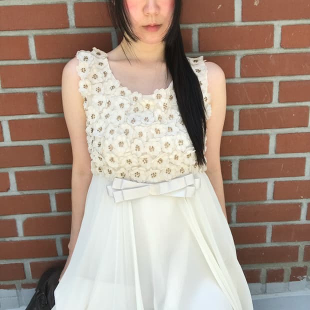 vintage flower pattern one-piece