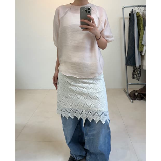 빈티지 블라우스