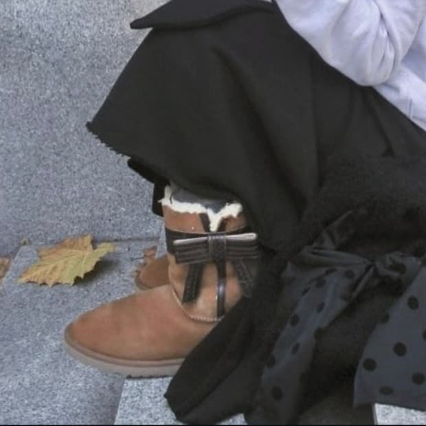 어그부츠 리본 Josette Sheepskin Boots 7사이즈