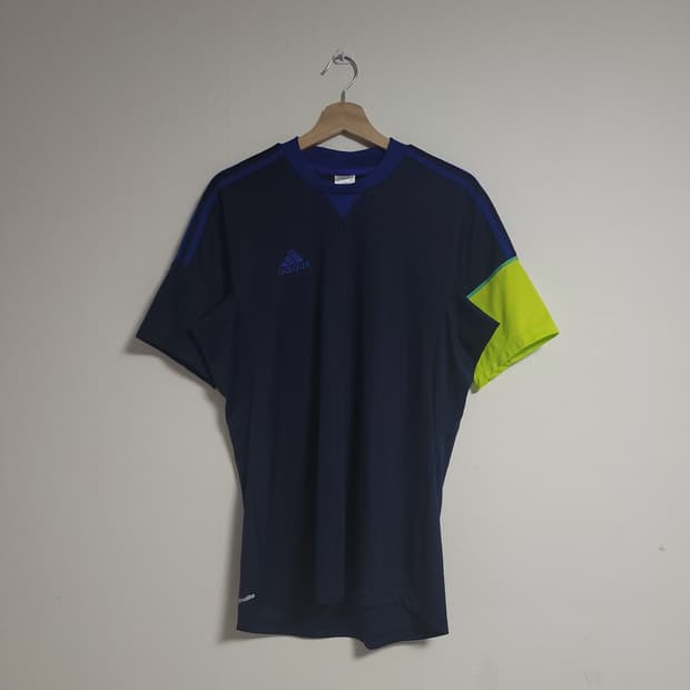 (110) ADIDAS 아디다스 기능성 반팔 티셔츠 빅사이즈 네온