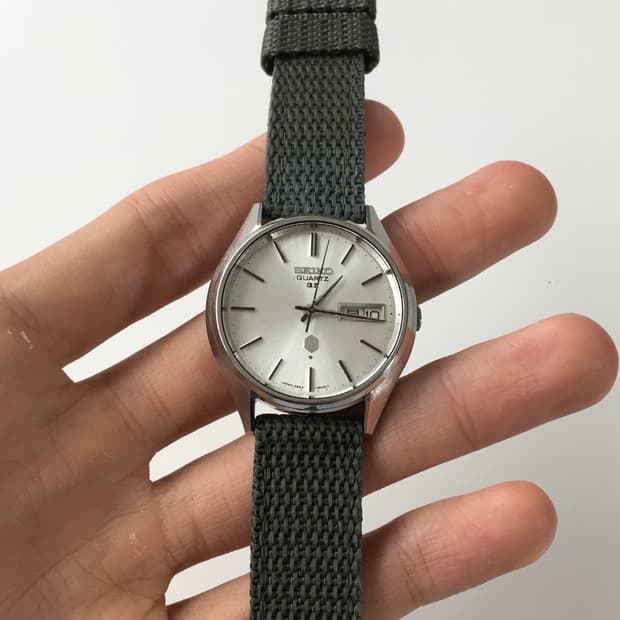 70s seiko qz day-date quartz