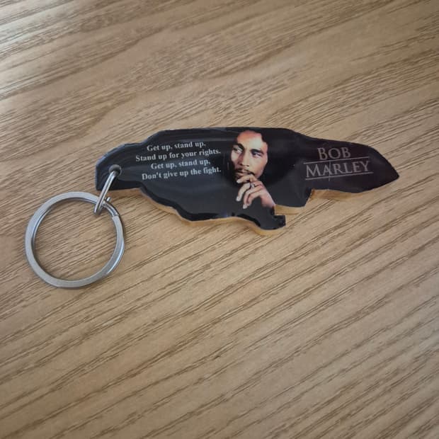 빈티지 밥 말리 키체인