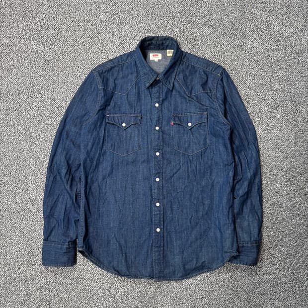 리바이스 웨스턴 데님 셔츠 (M)