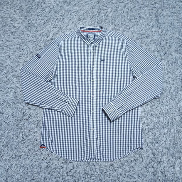 슈퍼드라이) XL 남자 체크셔츠남방 / 왕눈이샵