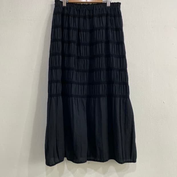 이세이미야케 2009 하트 레이스 롱 스커트