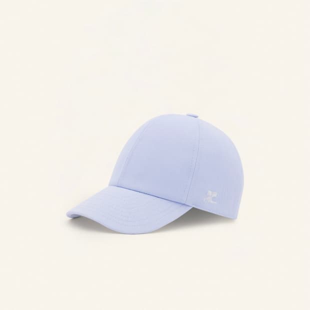 꾸레쥬 COURREGES EMBROIDERED COTTON CAP 