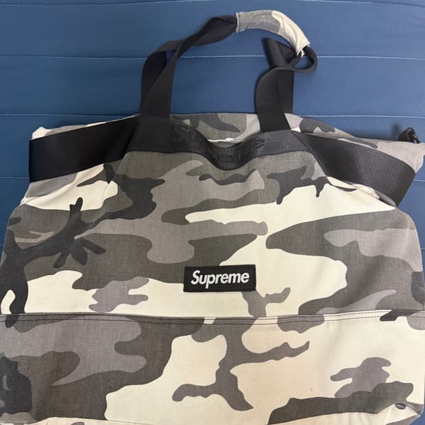 Supreme Tote Bag Snow Camo - 25SS
