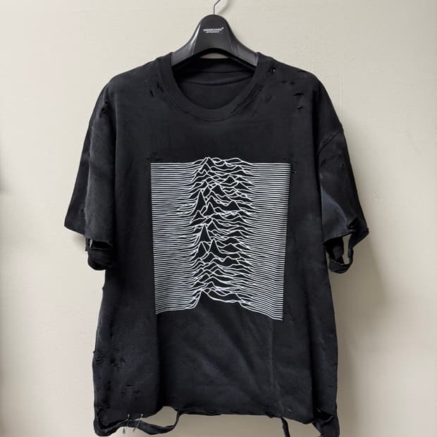 조이디비전 디스트로이드 워싱 밴드티 