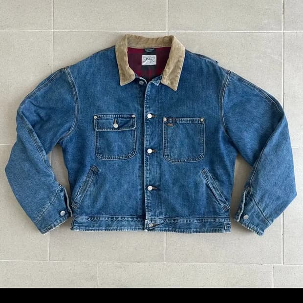 90s 빈티지 폴로 덩가리 자켓 L