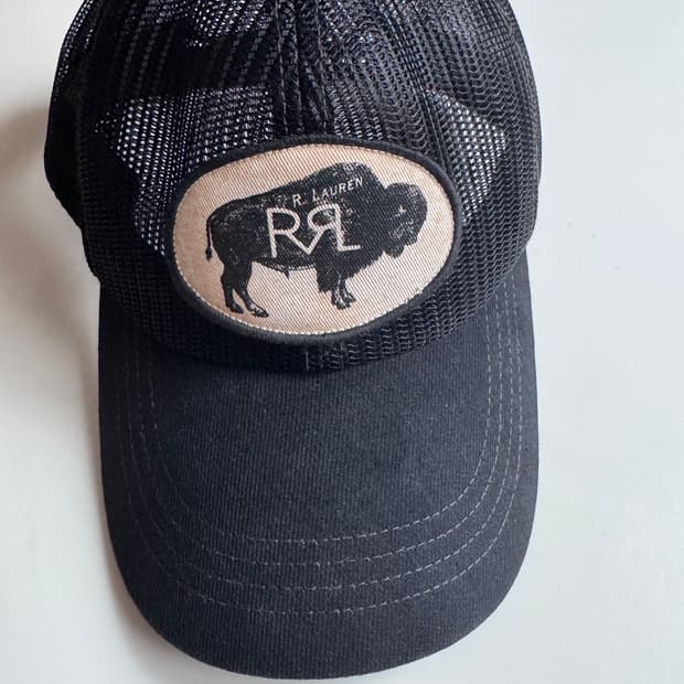 Rrl 버팔로 매쉬 캡 