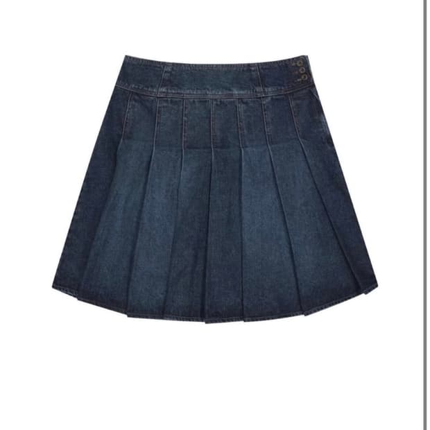 코이세이오 DEEP DENIM PLEATS SKIRT 데님 스커트