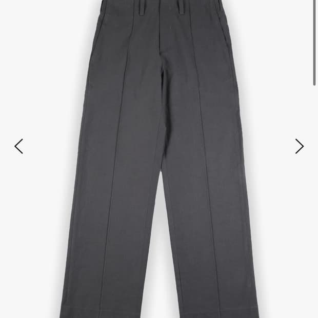 Stitch crease trouser (charcoal)