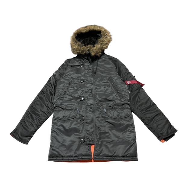 알파 인더스트리 N-3B 파카 건메탈