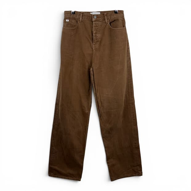 (28) 켈빈클라인 루즈핏 데님 팬츠 브라운