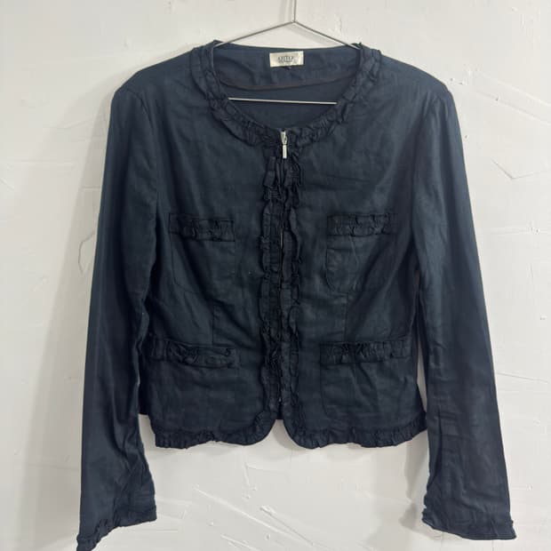 otto frill detail jacket