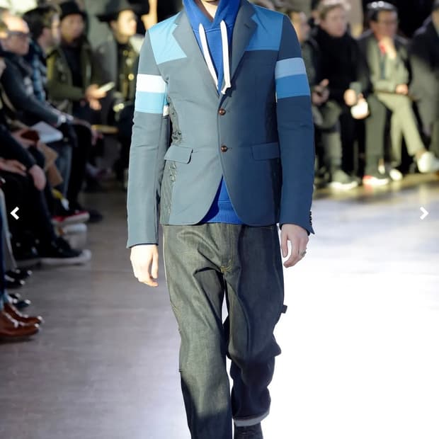 꼼데 준야와타나베 x칼하트 페인터 데님 팬츠