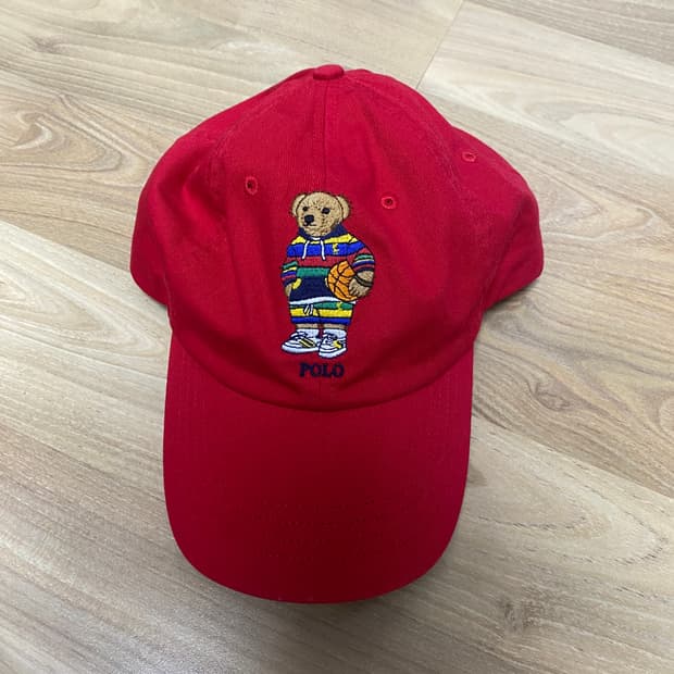 폴로 랄프 로렌 레드 베어 볼캡
