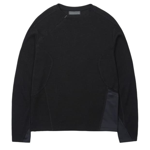 [3] 산산기어 리브드 롱슬리브 블랙 미개봉 새상품