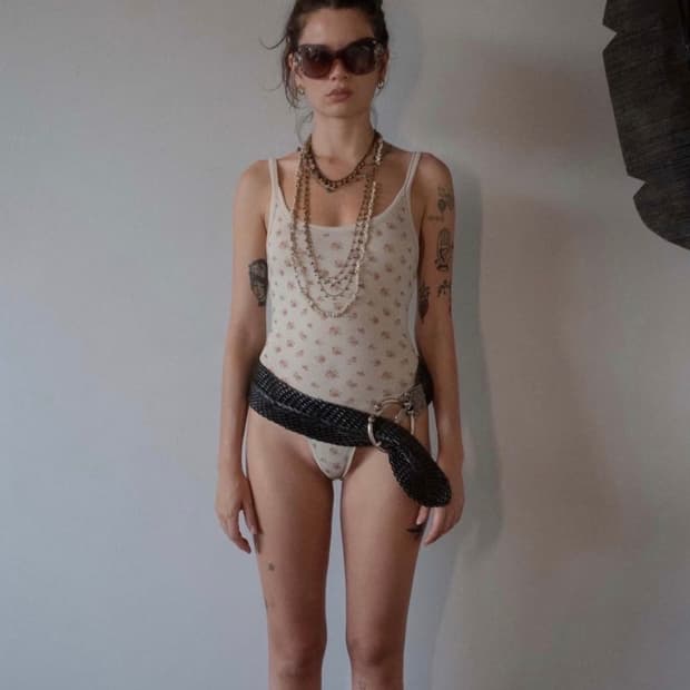 스컬프터 cottage bodysuit raw