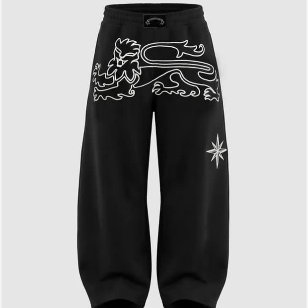 (새상품) 배드블러드 배기 조거팬츠