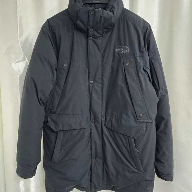 노스페이스 블랙 구스다운 패딩 (1668)