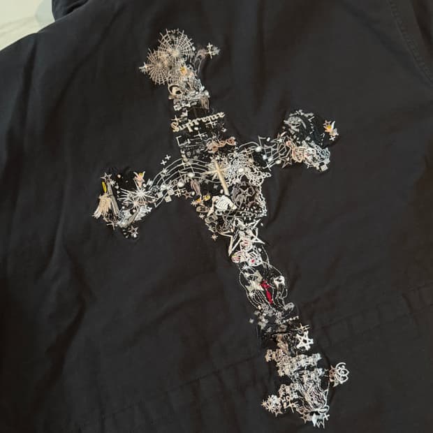 [L] 슈프림 AOI 크로스 M52 자켓 블랙