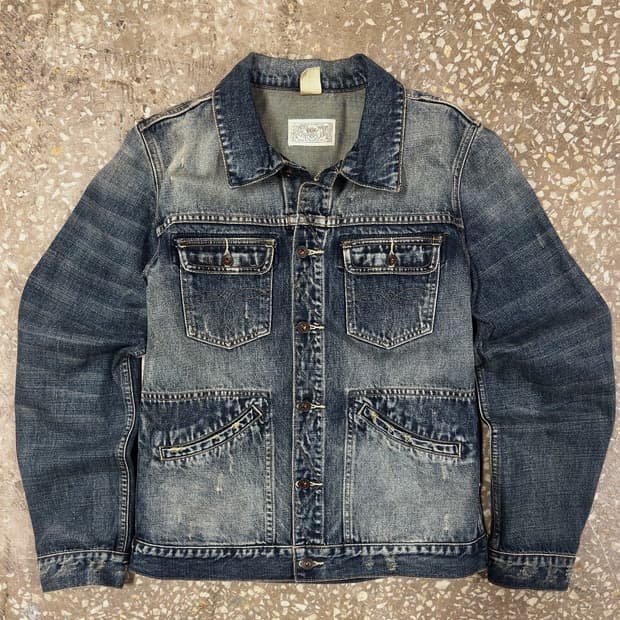 90‘s RRL 데님자켓 USA