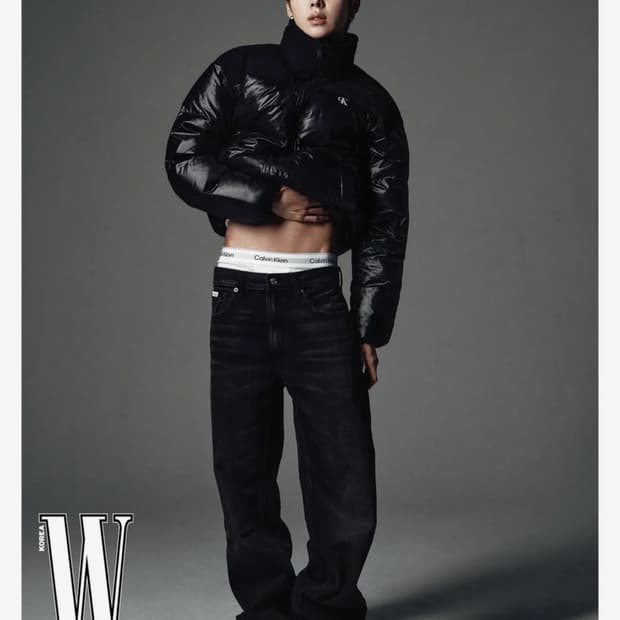 켈빈 남녀공용 릴렉스핏 숏 블로킹 푸퍼