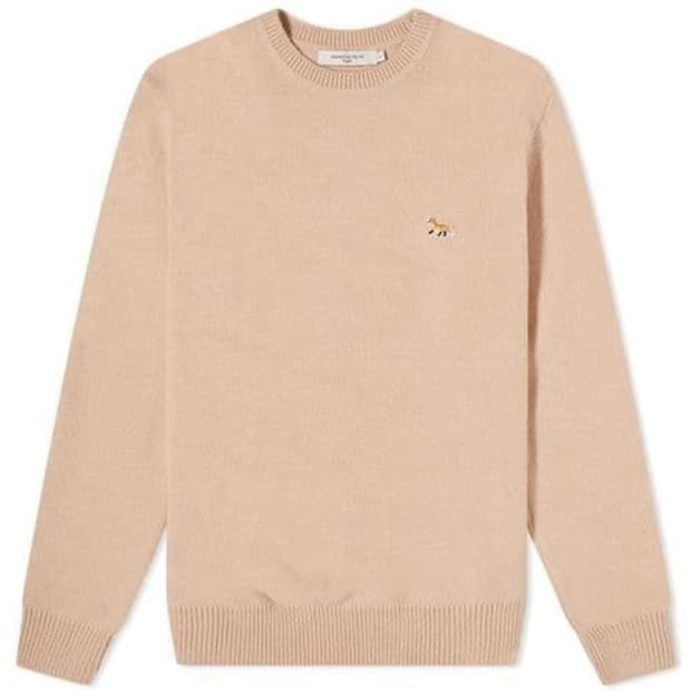 새상품] 메종키츠네 디에고 폭스 패치 울 니트