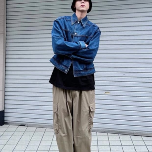 쿠어 데님 청자켓