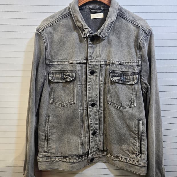 올세인츠 데님워싱 그레이ㅏ켓