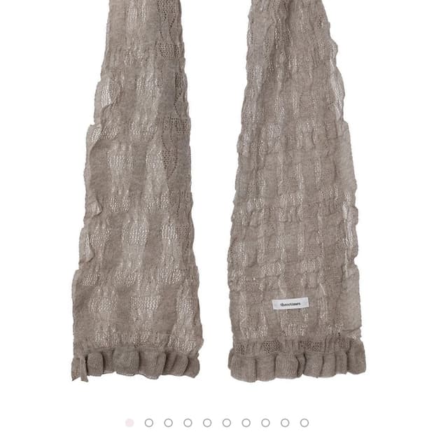 쓰리타임즈 moss wrinkle muffler