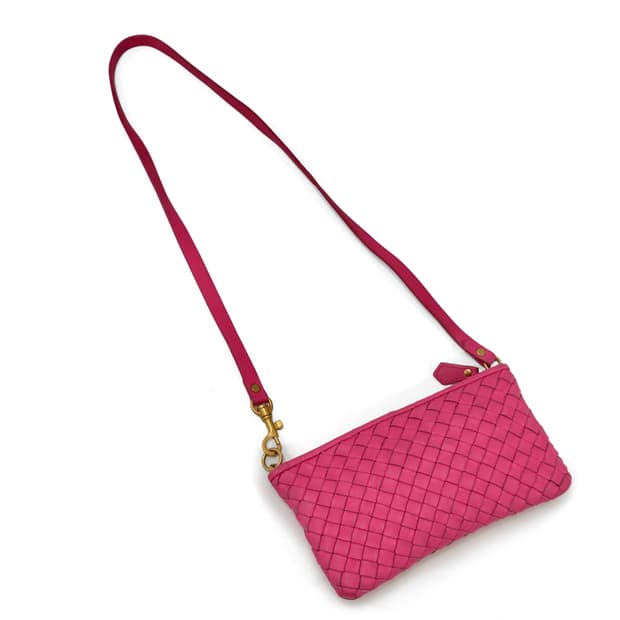 보테가베네타 나파 레더 미니 숄더백