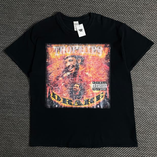 00s 길단 올드스쿨 드레이크 프린팅 티셔츠 o 3488