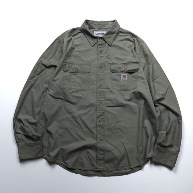 칼하트 투포켓 박시핏 워크 셔츠 (XL)