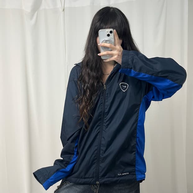 Nike navy windbreaker 