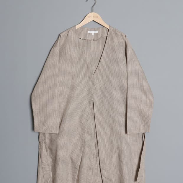 THE SHOP TK Check Poly Coat