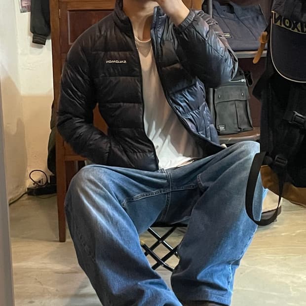 살로몬 경량패딩 L