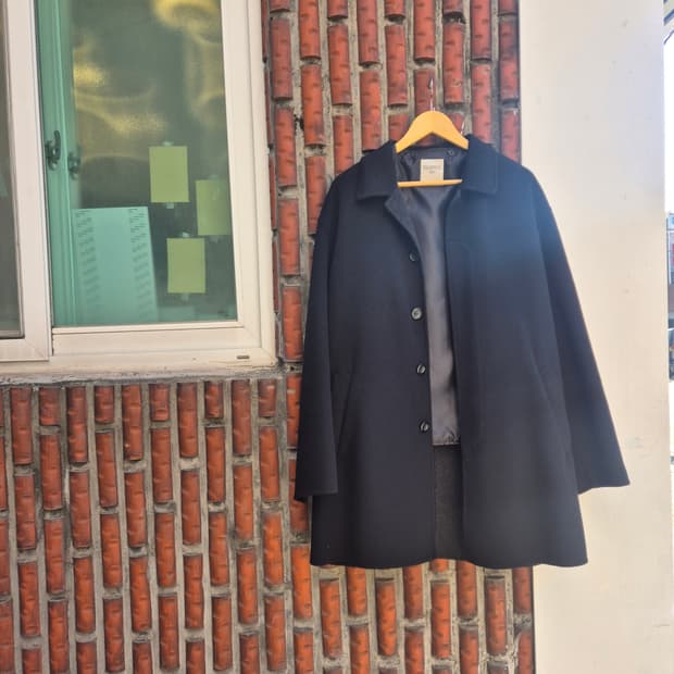 Rogatis Escadrille 블랙 울 코트 105사이즈