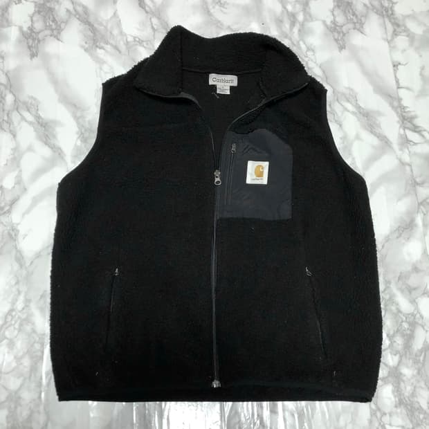 칼하트 후리스 조끼 베스트