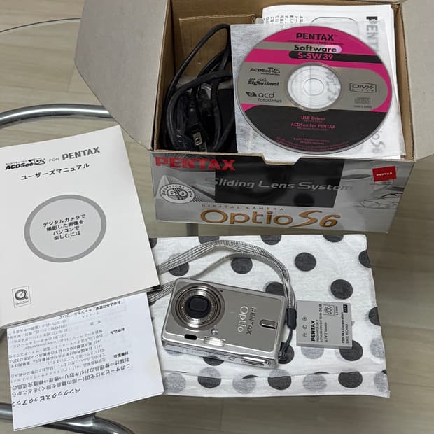 작례있음!!) Pentax Optio S6 풀박스