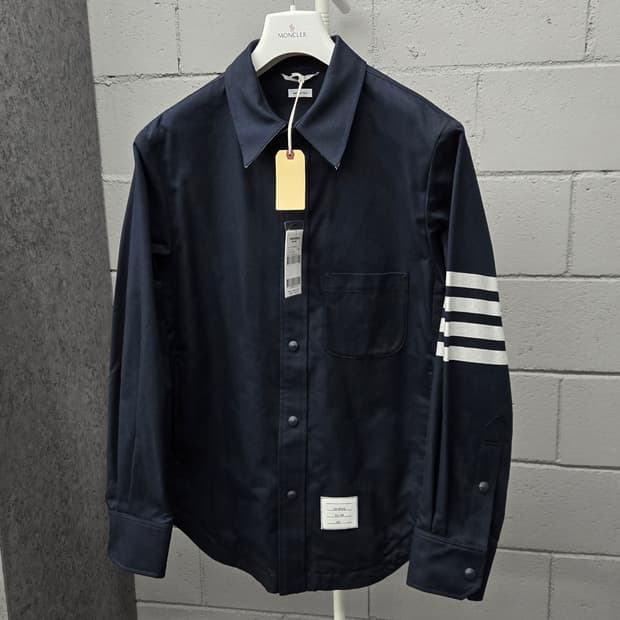 새상품 백화점판 / 톰브라운 4BAR 셔츠 자켓 1사이즈