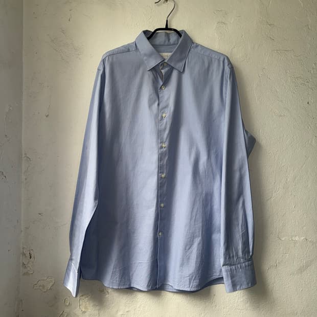 [100]massimo dutti 마시모두띠 블루 셔츠