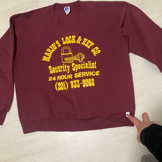 러셀 애슬레틱 맨투맨 L